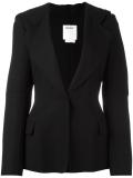 hooded blazer