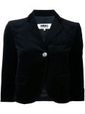 cropped velvet jacket