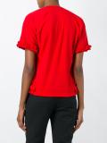 frill trimmed T-shirt