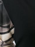 printed sleeve jumper