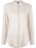 band collar shirt 