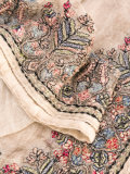 floral embroidered scarf