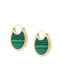 Mojave malachite earrings