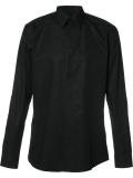 star embroidered formal dress shirt