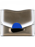 metallic clutch bag