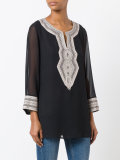 sheer sleeves tunic