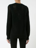 laced neck jumper