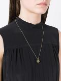 teardrop cluster chain necklace