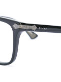 embossed titanium square glasses