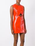 cut-off detailing dress