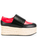 espadrille platform loafers
