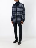 checked short coat