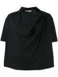 cowl neck blouse