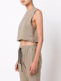 cropped vest