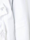 ruffle trim coat 