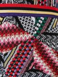 geometric knitted shorts