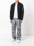 floral print trousers