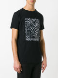 zebra print T-shirt