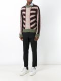 striped brushed jumper