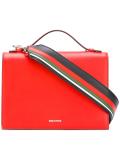 flap closure tote bag
