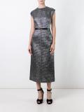 round neck long dress