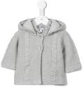 hooded knit jacket