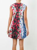 printed flared dress