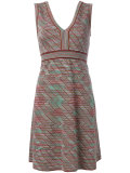 ribbed patterned shift dress 