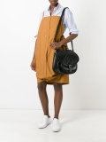 braided top handle saddle bag