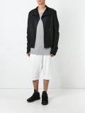 drop-crotch sweatshorts