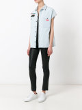 sleeveless denim jacket 