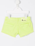 frayed hem denim shorts