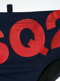 slanted logo swim briefs