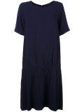 gathered T-shirt dress