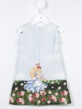 Alice in Wonderland print dress
