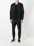 gathered ankle tailored trousers