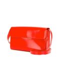 varnished shoulder bag