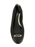 classic logo plaque ballerinas