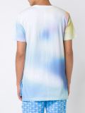 faded print T-shirt