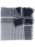 checked scarf
