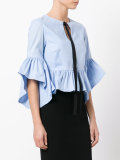 ruffled blouse 