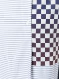 patchwork shirt dress