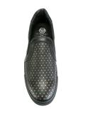 stars embossed slip-on sneakers