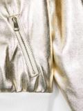 varnished metallic souvenir jacket