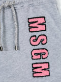 logo appliqué skirt