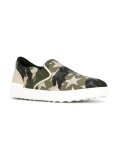 slip-on camouflage trainers