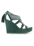 embroidered platform sandals