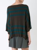 crepe boat neck top