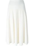 ribbed midi skirt