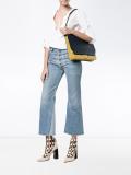metal insert shoulder bag